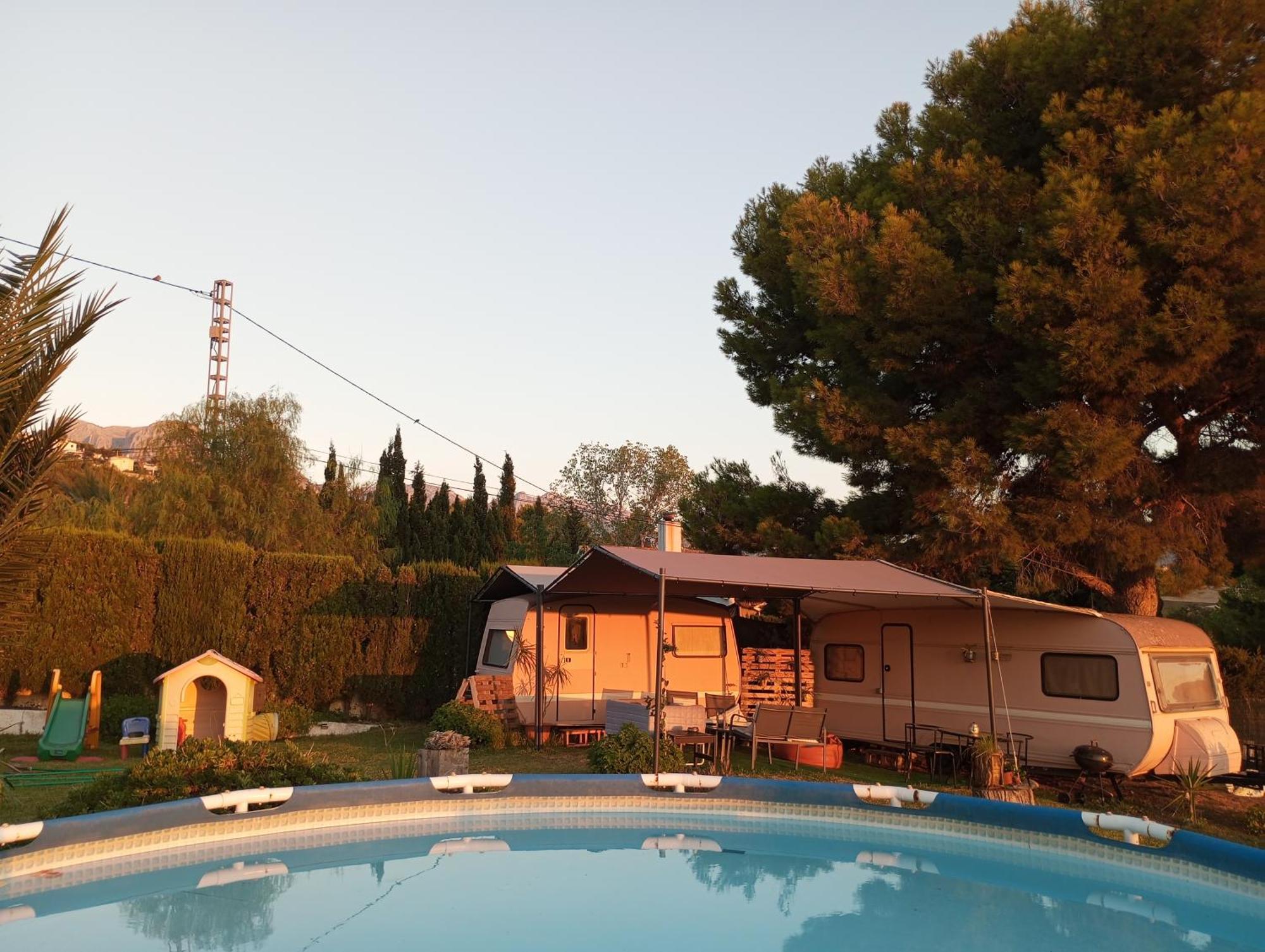 Caravana- Glamping Casa Tortuga La Nucia Bagian luar foto