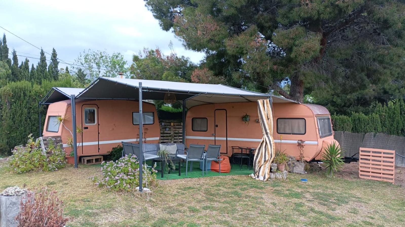Caravana- Glamping Casa Tortuga La Nucia Bagian luar foto