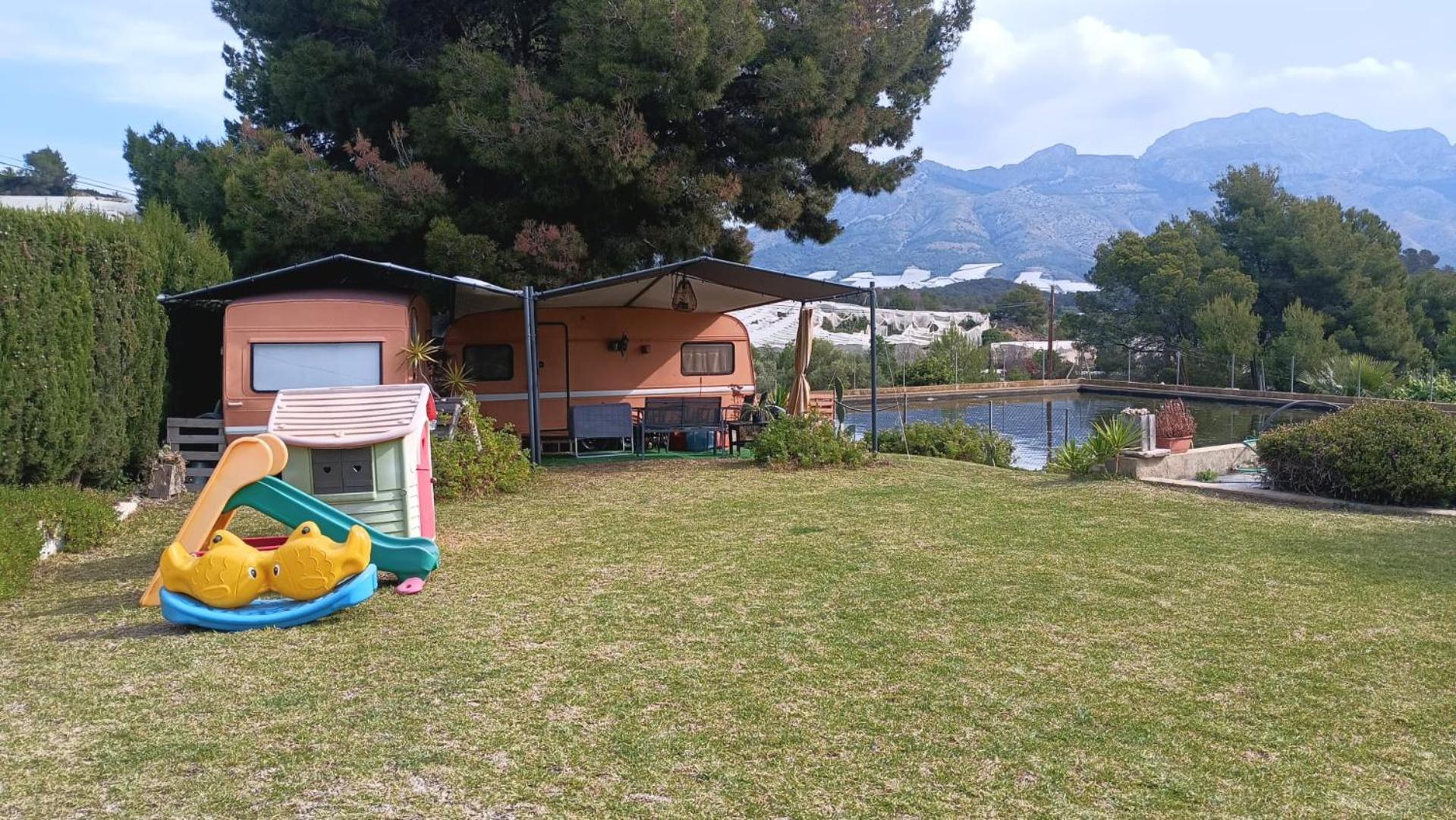 Caravana- Glamping Casa Tortuga La Nucia Bagian luar foto